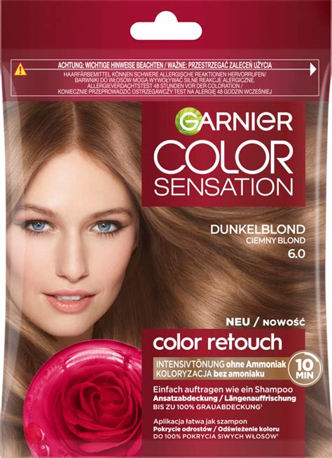 GARNIER COLOR SENSATION Color Retouch szampon koloryzujący 6 0