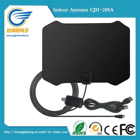 Flat Hd Digital Indoor Amplified Tv Antenna Miles Range Tv Isdb