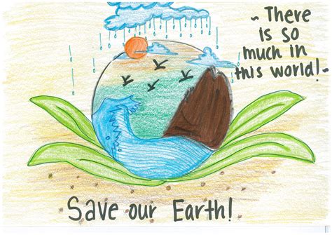 Mother Earth Save Earth Drawing Ideas - Best Ideas