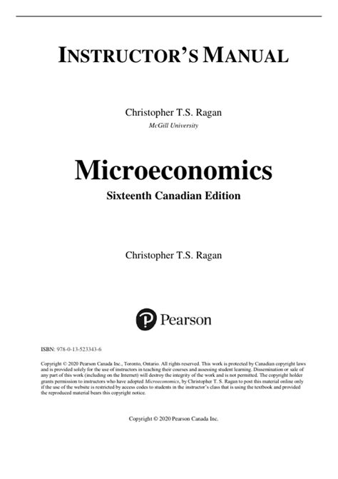 Macroeconomics Ragan Lipsey 14th Canadian Edition 3