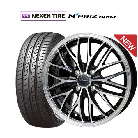 HOT STUFFホットスタッフ サマータイヤ ホイール4本セット クロノス CH 113 NEXEN ネクセン N priz SH9J 165 55R14 カーポートマルゼン