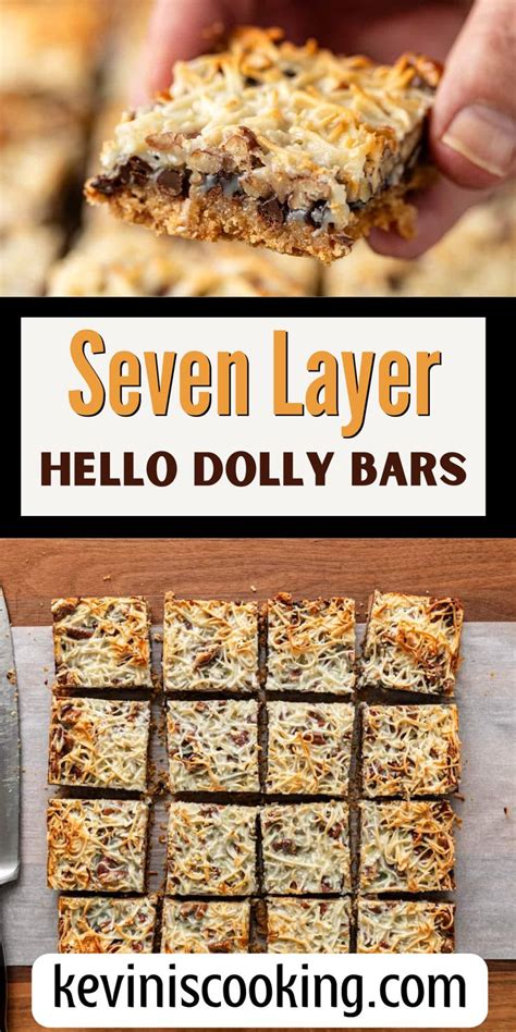 Seven Layer Hello Dolly Bars Dessert Recipes Easy Hello Dolly Bars