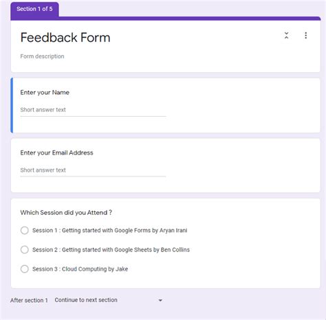 Using Skip Logic And Conditional Questions In Google Forms