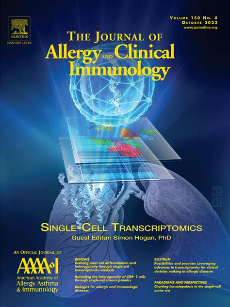 Current Issue Table Of Contents Journal Of Allergy And Clinical Immunology