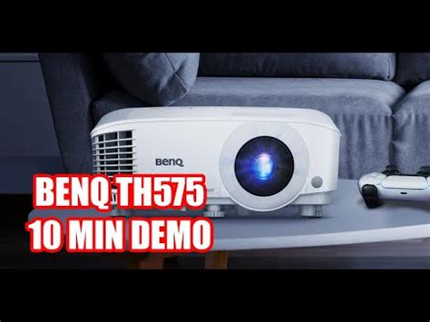 BenQ TH575 10 Min Demo Test Colors Contrast Audio Gaming Benq