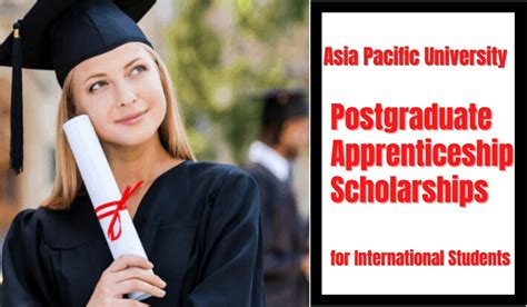 APU Postgraduate Apprenticeship Scholarships for International Students ...