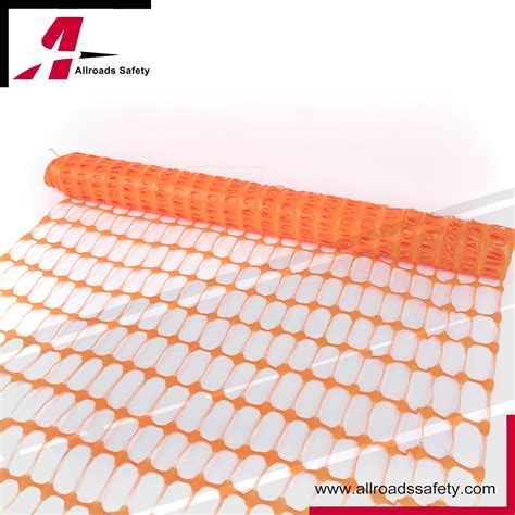 Orange Barrier Fencing 50mtr X 1mtr Plastic Safety Warning Netting