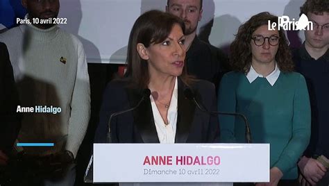 Pr Sidentielle Elimin E Anne Hidalgo Appelle Voter Emmanuel Macron