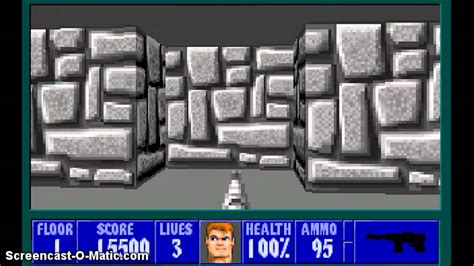 Wolfenstein 3d Walkthrough 100 Episode 1 Mission 1 Youtube