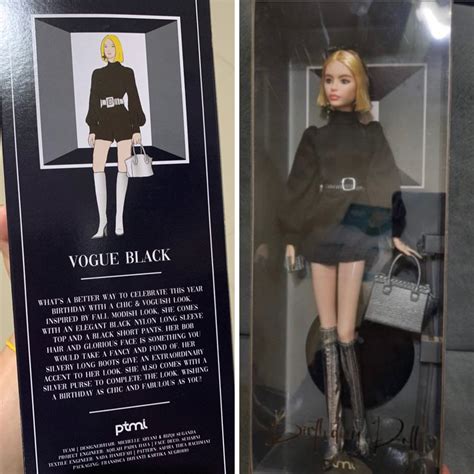 Barbie Birthday Anniversary PTMI 2023 Vogue Black Special Limited