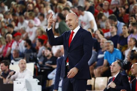 Sasa Obradovic Monaco Apr S Le Match De La Finale Des