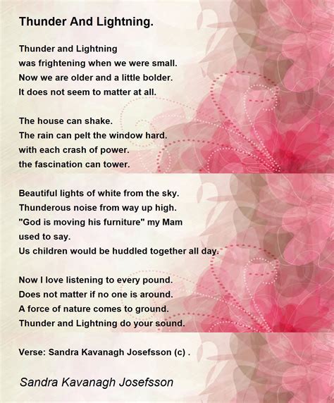 Short Poems About Lightning Shelly Lighting