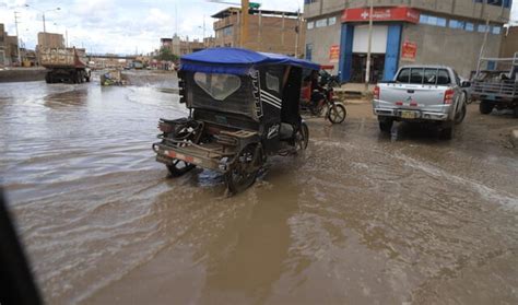 Chiclayo afectado por los desagües tras las lluvias Sociedad La