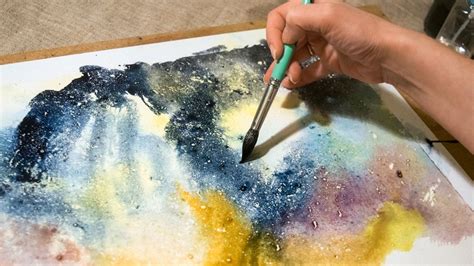 Three Steps To A Sparkling Night Sky In Watercolour Creative Bloq