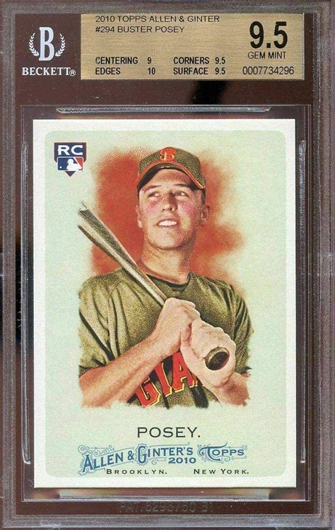 Amazon Topps Allen Ginter Buster Posey Giants Rookie