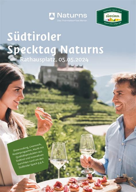 S Dtiroler Specktag Naturns Am Mai Naturno Tutte Le Date