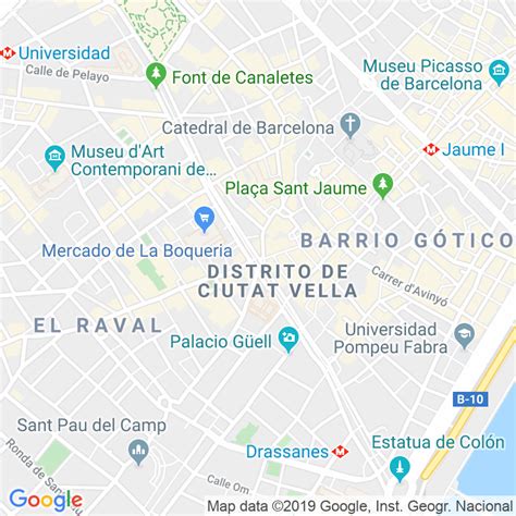 Código Postal calle Raval Del rambla en Barcelona Codigopostalde es