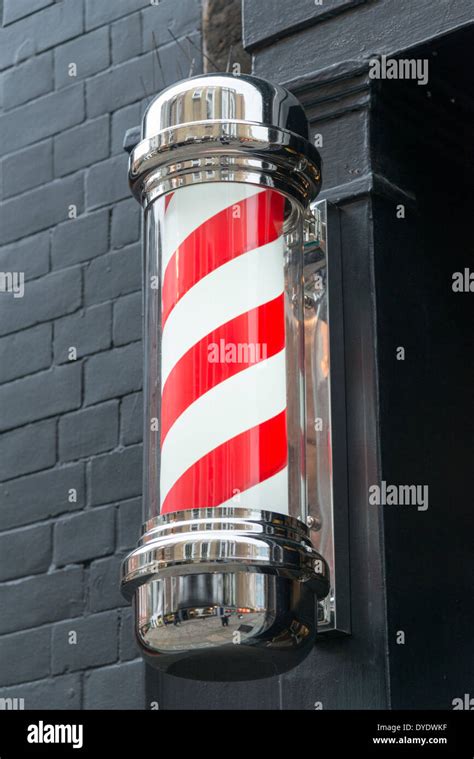 Barber Pole Red White