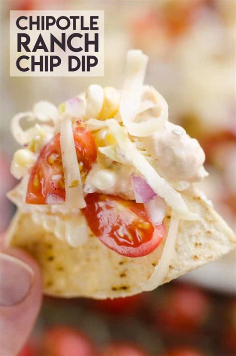 Chipotle Ranch Chip Dip