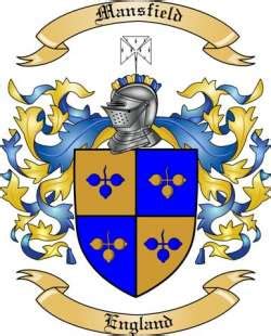 Mansfield Family Crest from England by The Tree Maker