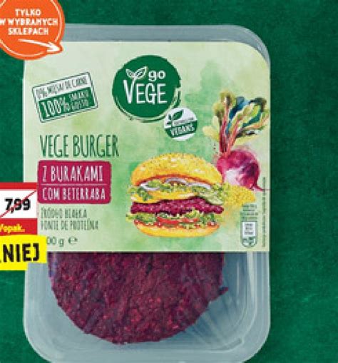 Archiwum Burger Go Vege Biedronka