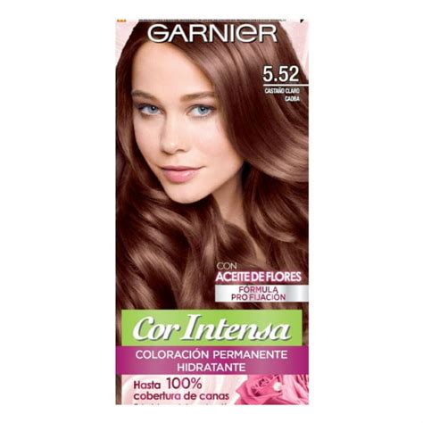 Tinta Garnier Nutrisse N5 52 Castaño Claro Caoba Farmacia El túnel