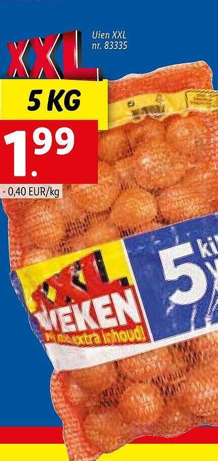 Uien Xxl Promotie Bij Lidl