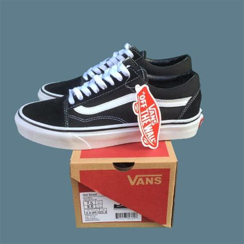 Jual Vans Old Skool Classic Black White Global Market Shopee Indonesia