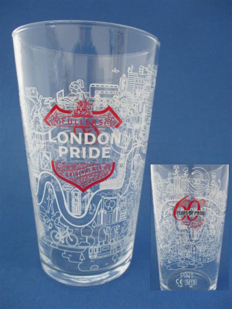 Beer Glasses Tableware Fullers London Pride Pint Glass Glassware