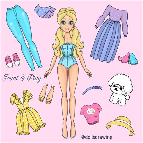 Kate Illustrator on Instagram: "🤍🤍🤍🤍🤍🤍 #paperdolls #papercrafts # ...