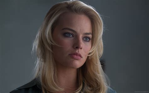 Women Actress Margot Robbie Blonde Blue Eyes Hands On Head HD