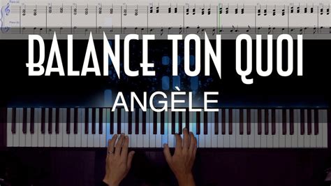 Balance Ton Quoi Angèle les Tutos de Piano Facile YouTube