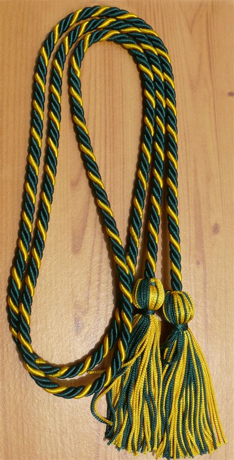 Hunter Green & Gold Intertwined Graduation Honor Cords from Graduation ...