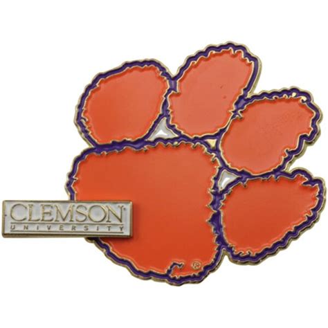 Clemson Tigers 2 Tier Lapel Pin Clemson Official Store