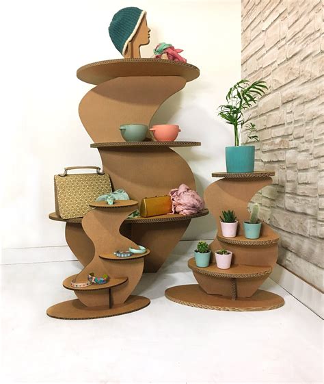 Cardboard Display Shelf Jewelry Display Holder Open Shelving Etsy