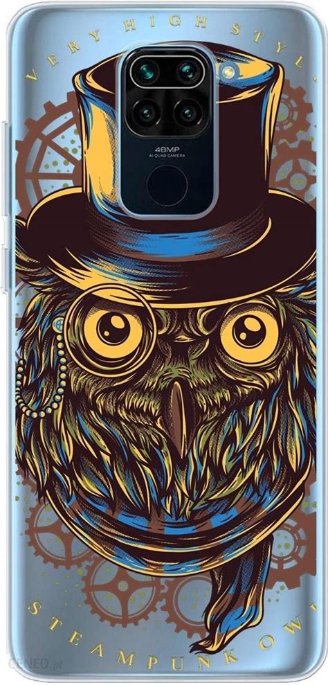 Phone Case Warrior Soft Xiaomi Redmi Note 9 Steampunk Owl - Etui na ...