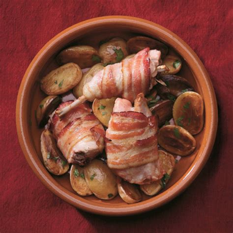 Roasted Bacon Wrapped Rabbit Recipe Nyt Cooking