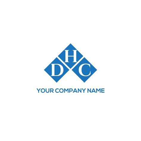 DHC letter logo design on WHITE background. DHC creative initials ...