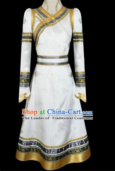 Mongolian People Yuan Dynasty Mongolians Dance Costumes Clothing