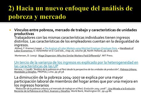 PPT Desafíos del mercado de trabajo para reducir la pobreza nuevos