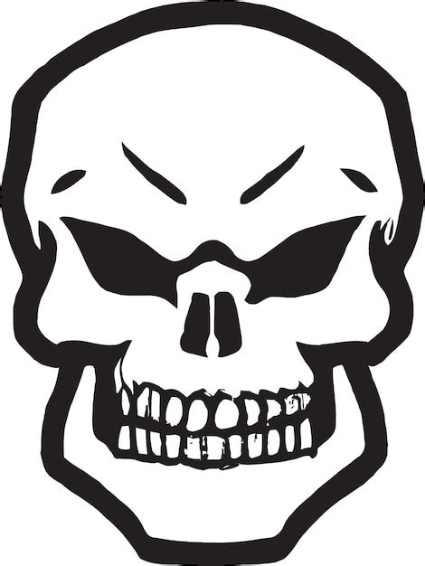 Vector de íconos del logotipo del Doctor Skull Vector Premium