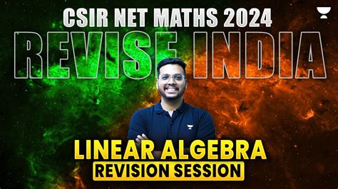 Linear Algebra CSIR NET CSIR NET Mathematics June 2024 Revise India