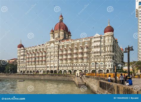 Taj Mahal Palace Hotel In Bombay India Asia Editorial Image Image