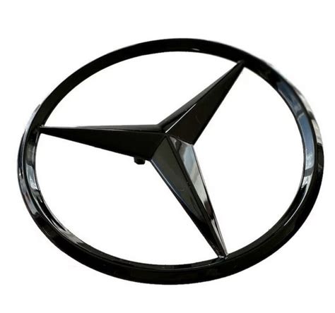 Gloss Black Rear Boot Emblem Star Badge For Mercedes New M Class Gle