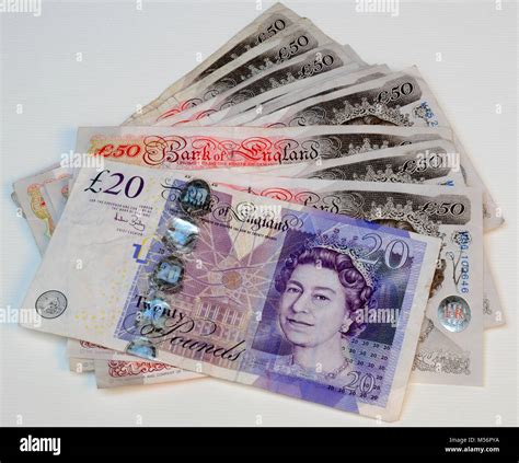 British Pounds Currency Bank Notes Stock Photo - Alamy