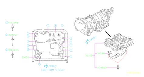 31705AA6309L Subaru Automatic Transmission Valve Body Subaru Parts