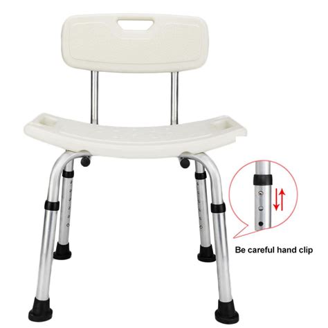 Ktaxon Elderly Bathtub Bath Tub Shower Seat Chair Bench Stool With Back