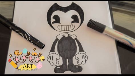 Learn How To Draw Bendy And The Ink Machine Step By Step Drawing