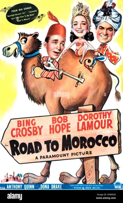 ROAD TO MOROCCO 1942 Paramount Pictures Fgim With Bing Crosby Dorothy