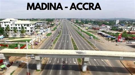 Liberation Road To Madina Market In Accra Youtube